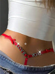 Rhinestone “Love You” Thong